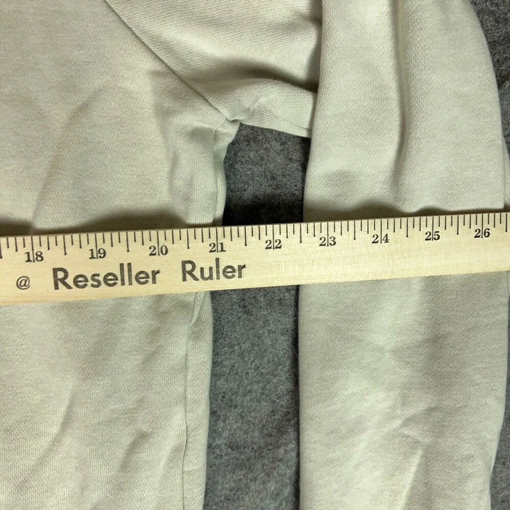 Nike Womens Hoodie Medium Beige Air Logo Sweater Cowl Minimalist Sports Gym‎ Top